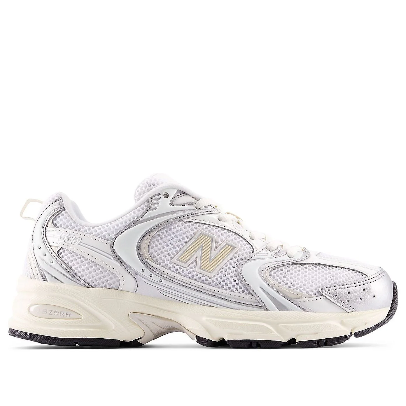 New Balance 530 Silver Metallic Linen - Image 2