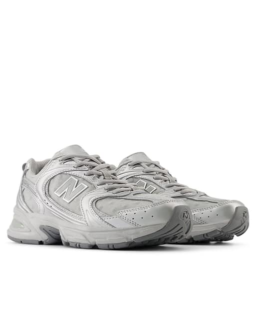 New Balance 530 Silver Metallic Raincloud Polka Dots - Image 4