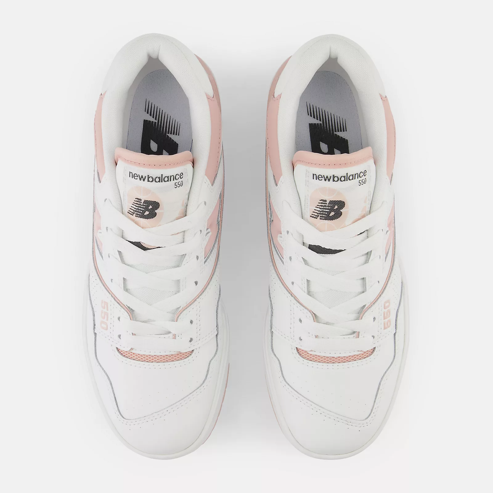New Balance 550 White Pink Sand - Image 4