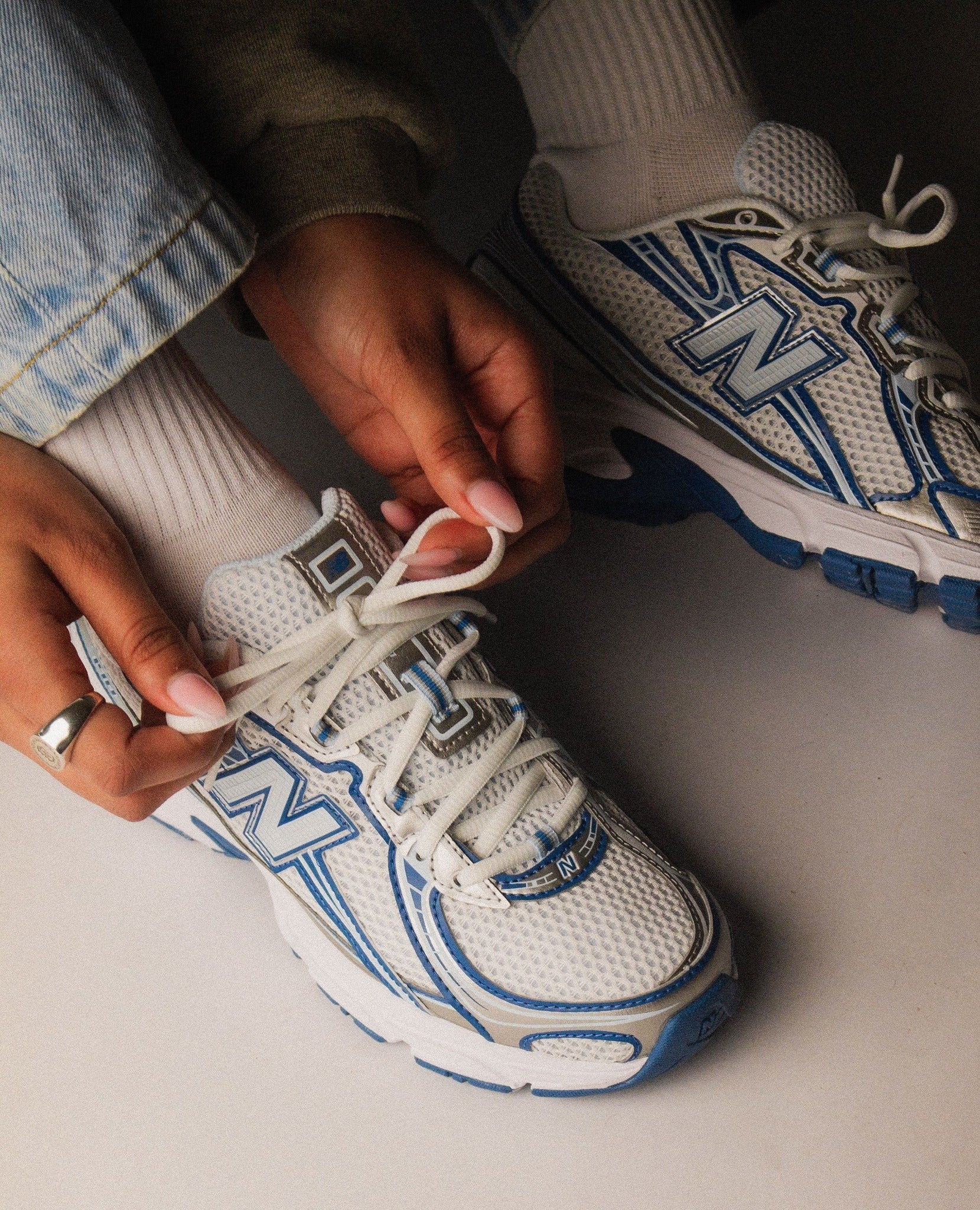 New Balance 740v2 White Ice Blue Sea Lime - Image 2
