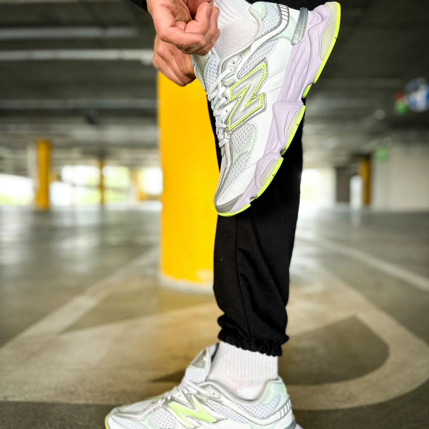 New Balance 9060 White Taro - Image 4