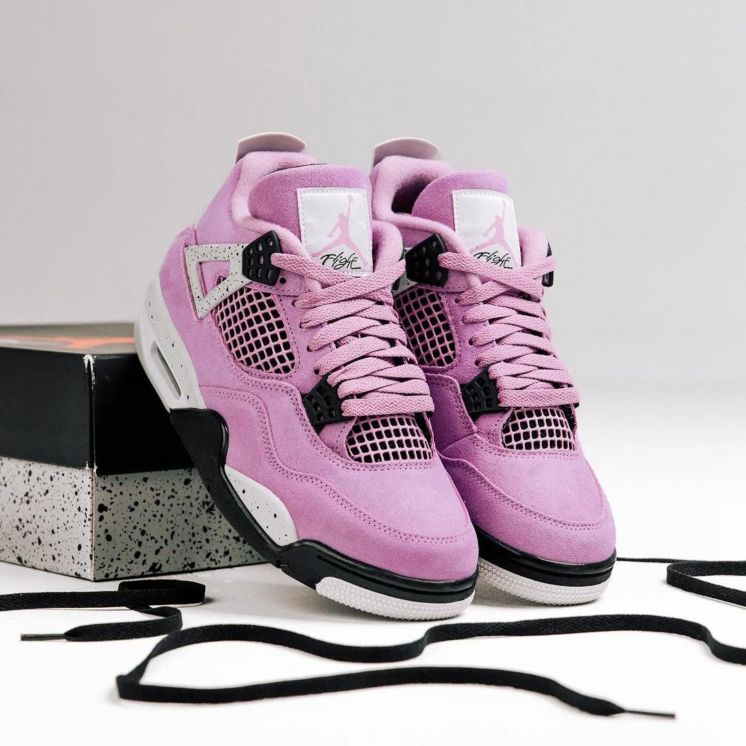 Nike Air Jordan 4 Orchid - Image 4