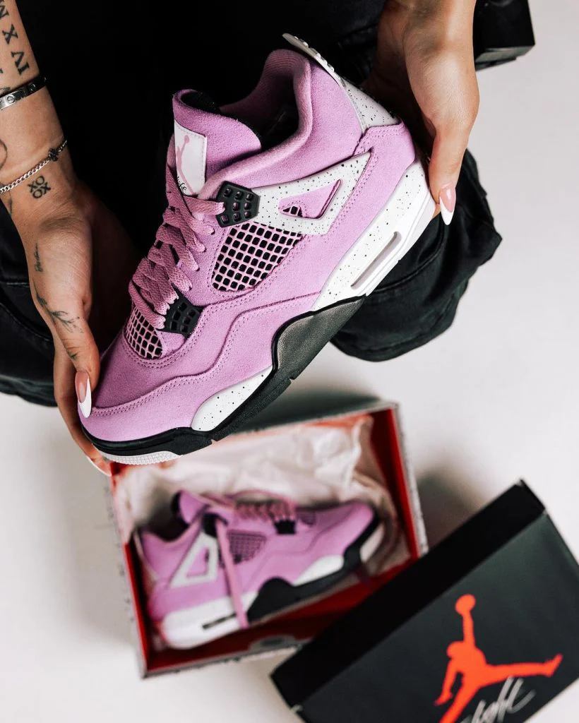 Nike Air Jordan 4 Orchid - Image 8