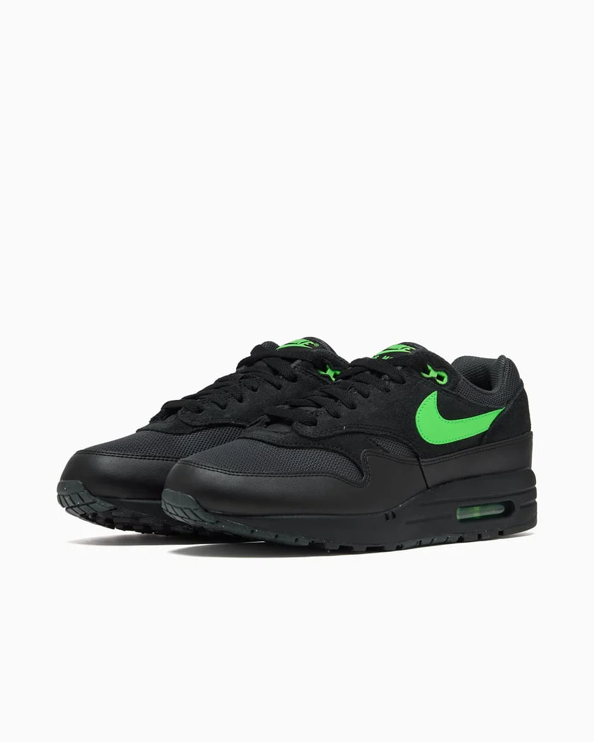 Nike Air Max 1 Essential Black Green Strike - Image 2