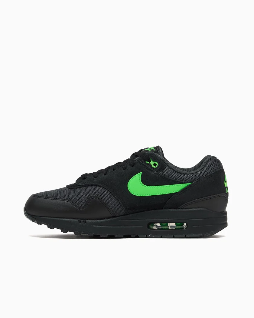 Nike Air Max 1 Essential Black Green Strike - Image 4