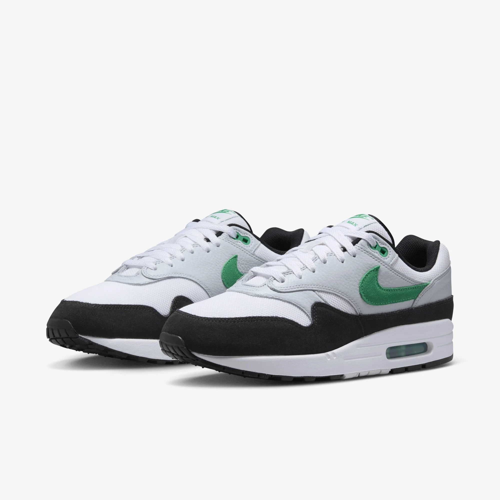 Nike Air Max 1 White Black Stadium Green - Image 5