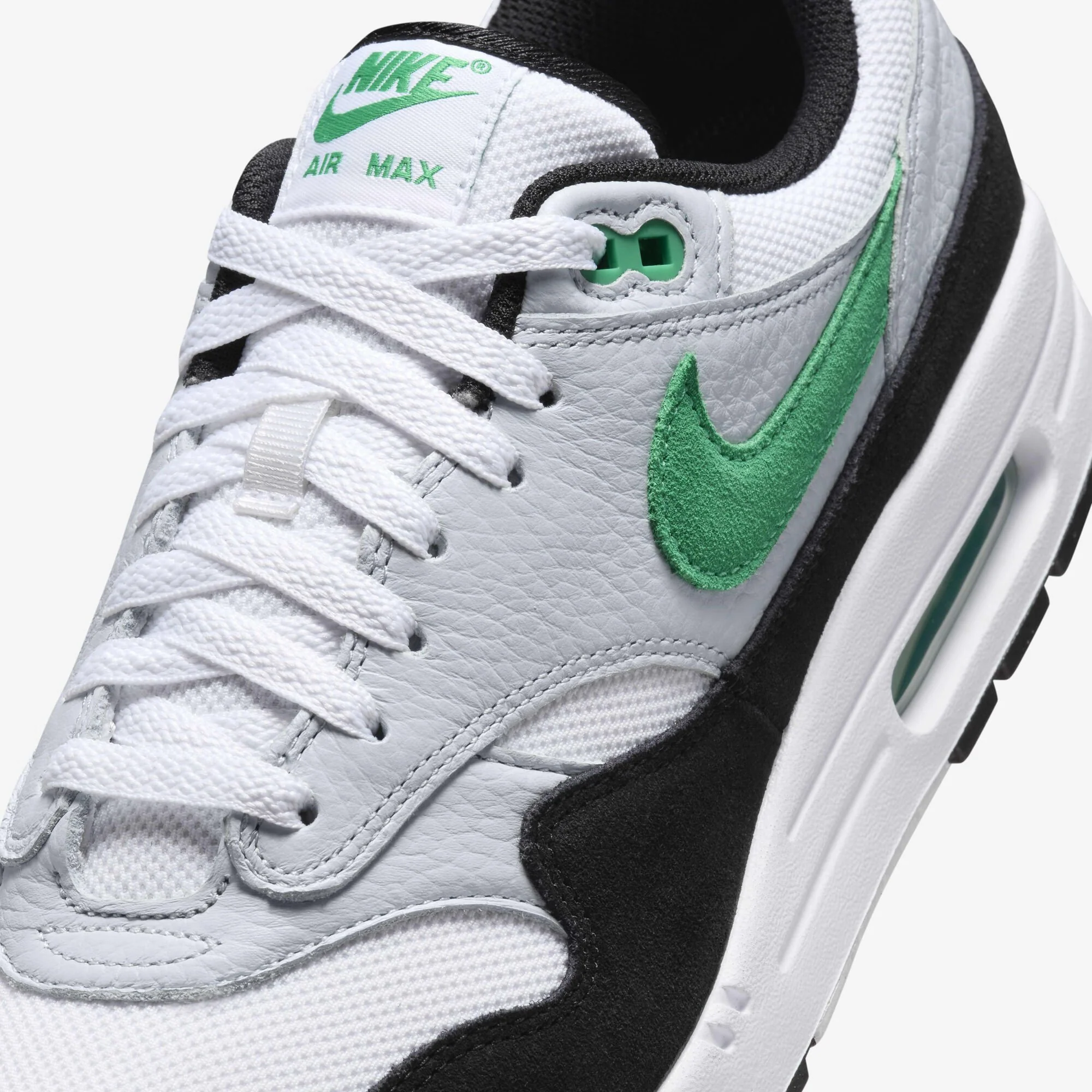 Nike Air Max 1 White Black Stadium Green - Image 8