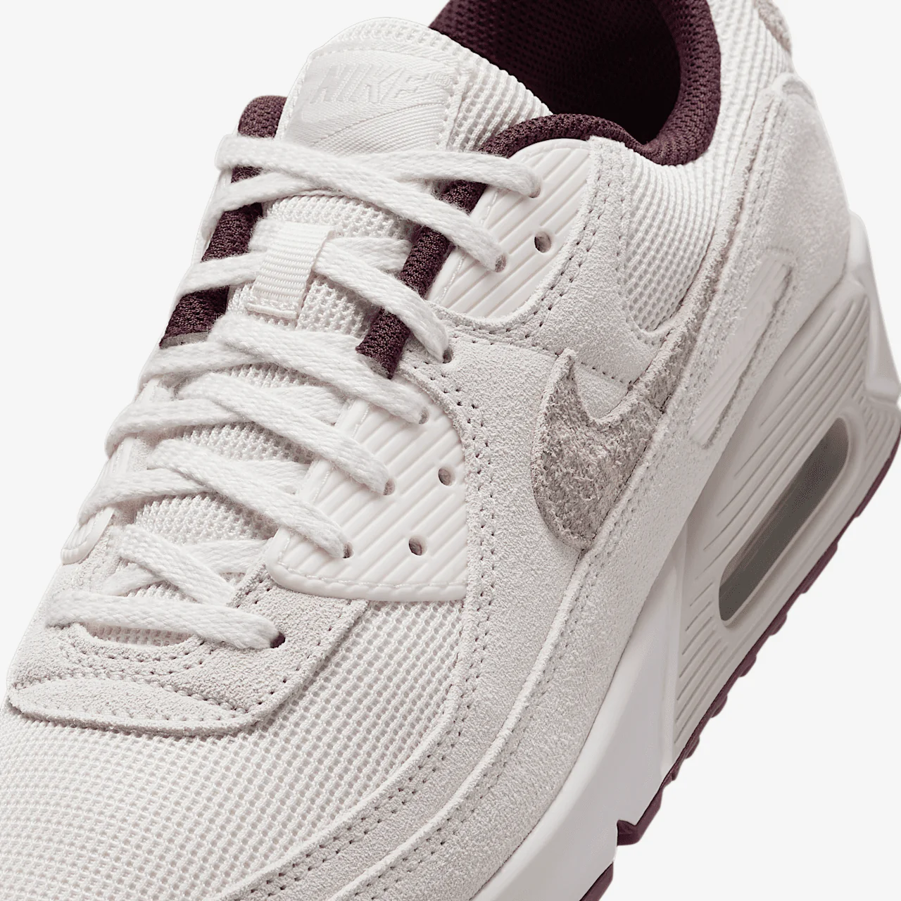 Nike Air Max 90 PRM Sail Burgundy Crush - Image 2