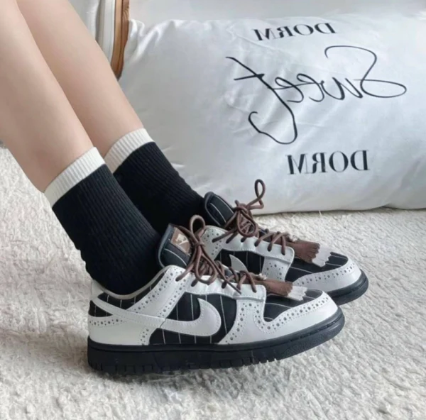 Nike Dunk Low LX Brogue Pinstripe - Image 2
