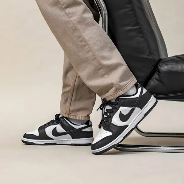 Nike Dunk Low Retro White Black Panda (GS) - Image 2