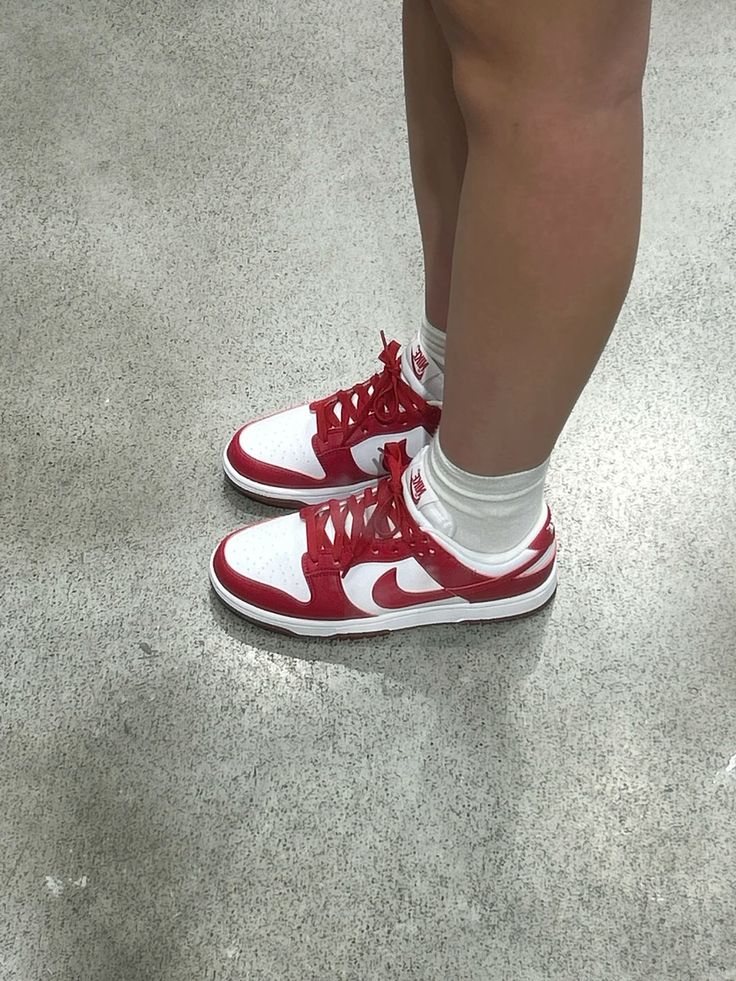 Nike Dunk Low White Gym Red Next Nature - Image 2