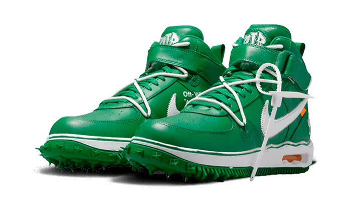Nike Off-White Air Force 1 Mid SP Pine Green - Image 2