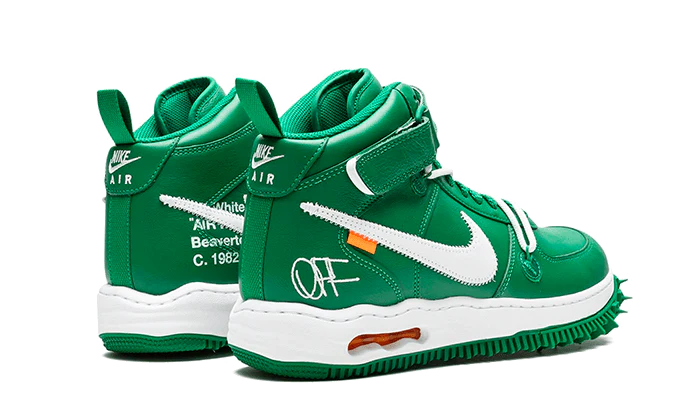 Nike Off-White Air Force 1 Mid SP Pine Green - Image 3