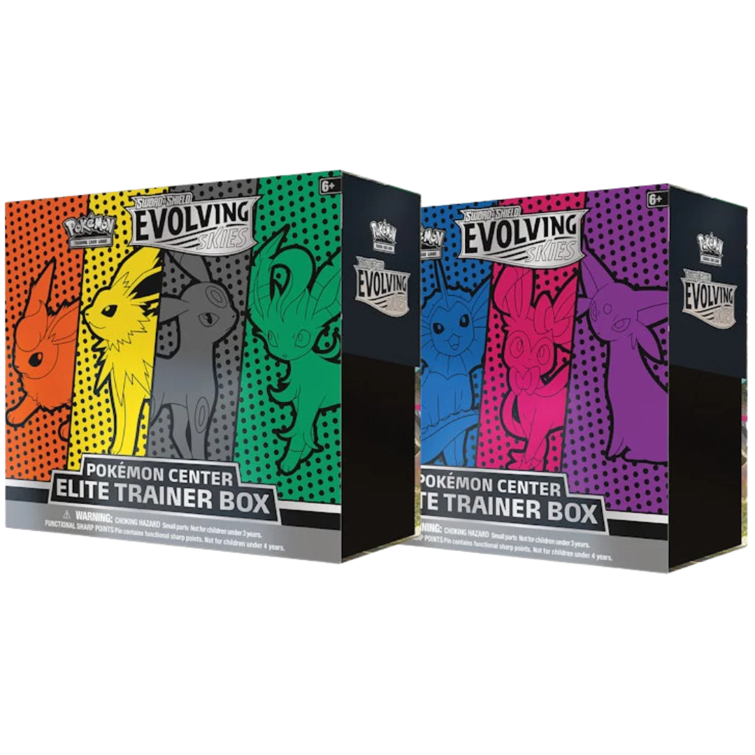 Pokémon Evolving Skies Pokémon Center Elite Trainer Box FJUL & GVSE