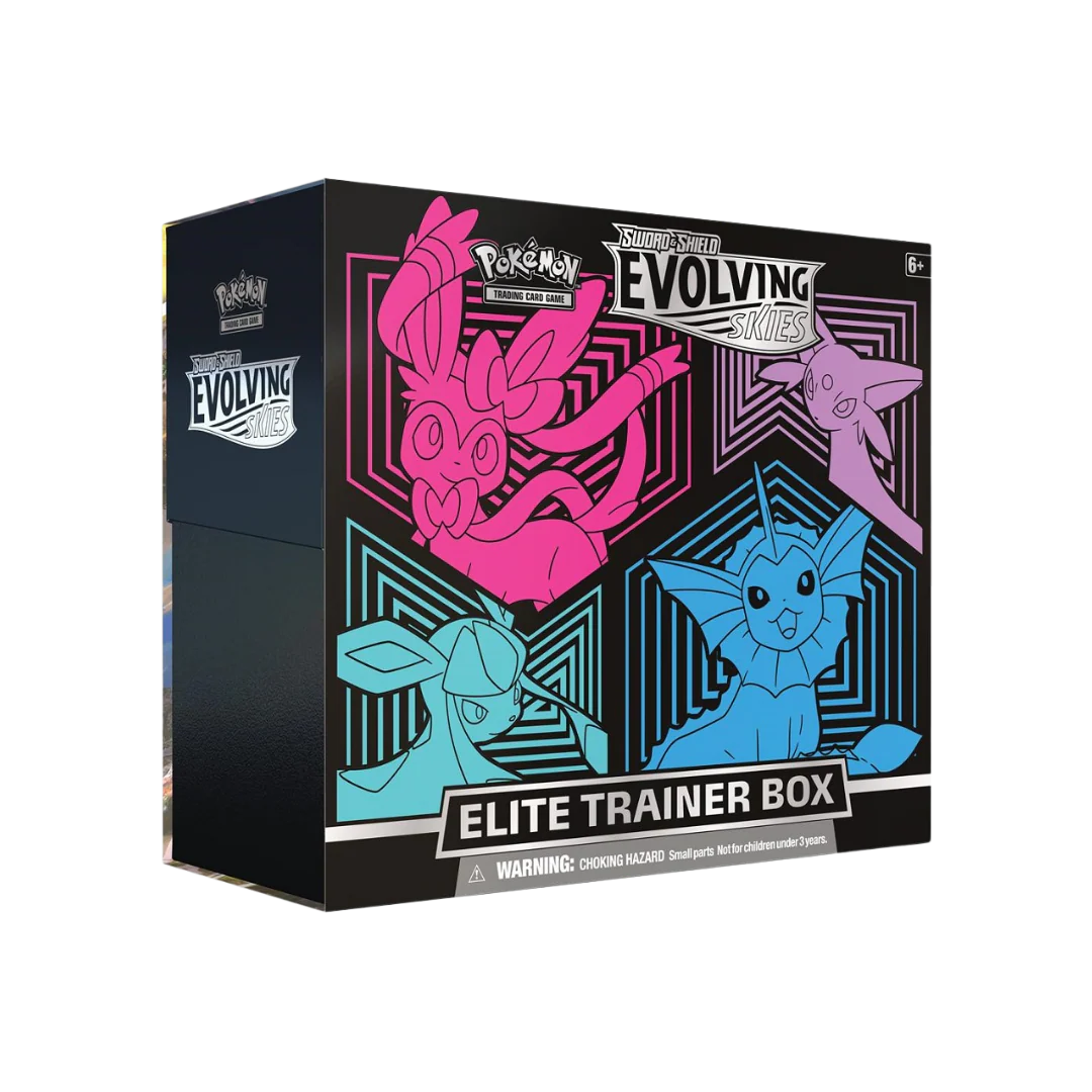 Pokémon Evolving Skies Elite Trainer Box (Glaceon/Vaporeon/Sylveon/Espeon)