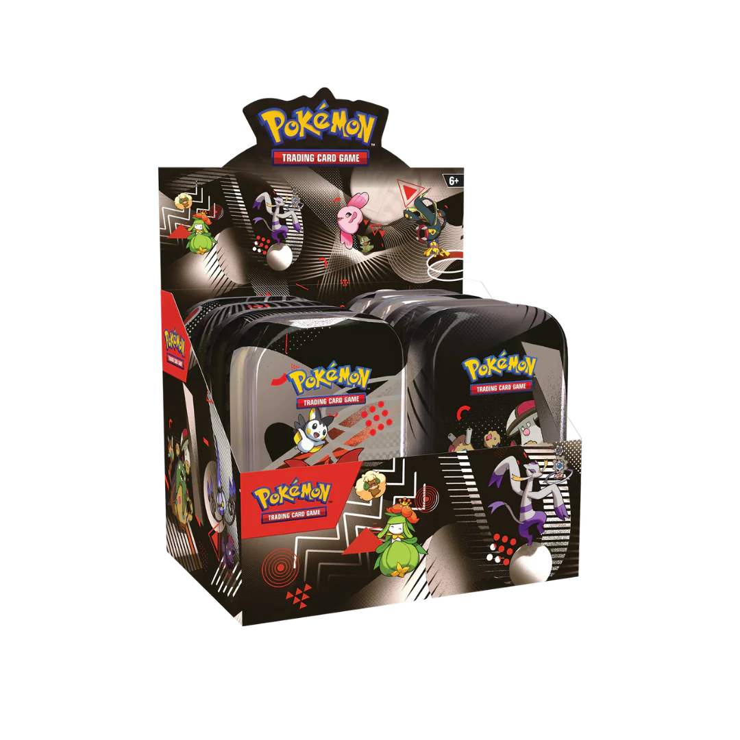 Pokémon White Flare & Black Bolt Mini Tin Display