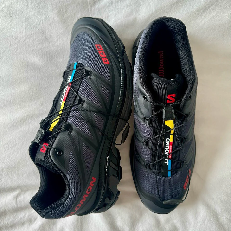 Salomon XT-6 JJJJound Black Fiery Red - Image 2
