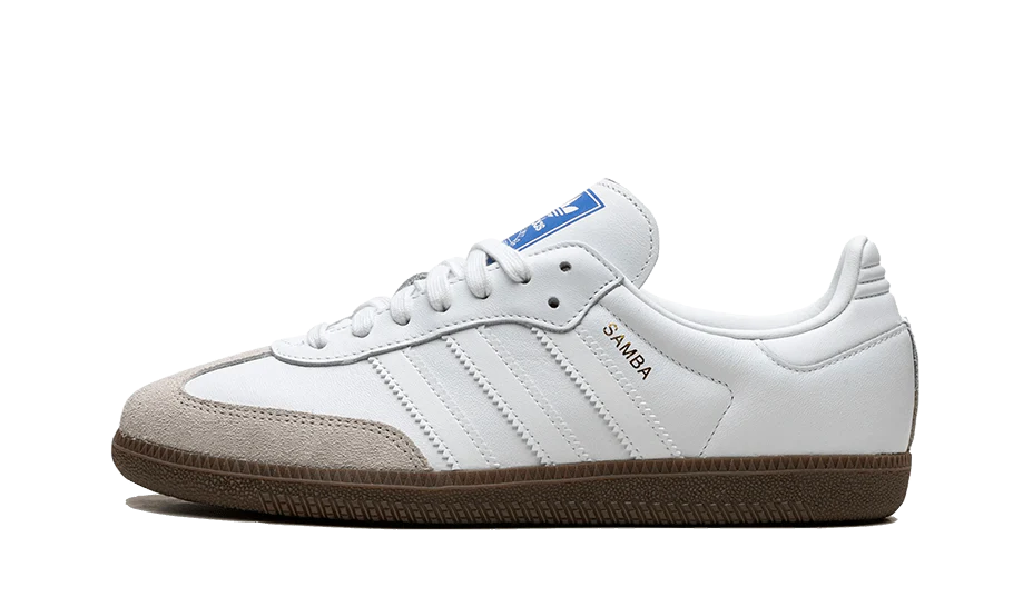 Adidas Samba Cloud White Blue Gum