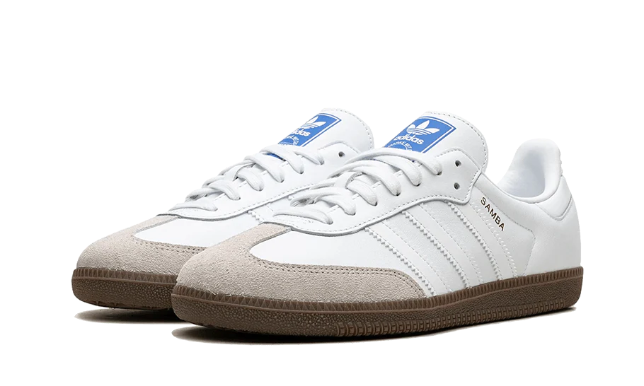 Adidas Samba Cloud White Blue Gum - Image 2