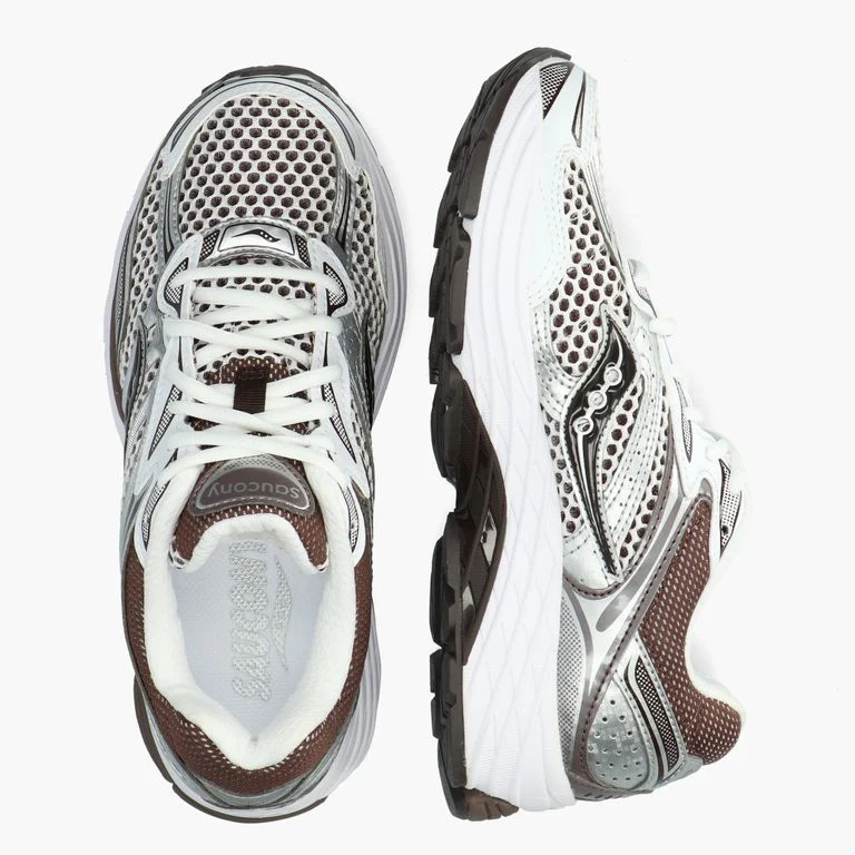 Saucony ProGrid Omni 9 OG White Brown - Image 4