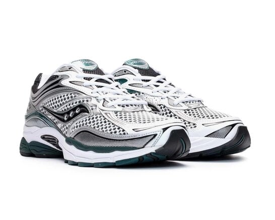 Saucony ProGrid Omni 9 White Pine Green - Image 2