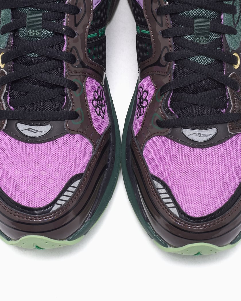 Saucony ProGrid Triumph 4 Jae Tips Flowers Grow Uptown Perilla - Image 4