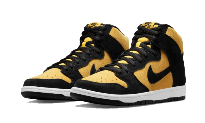 SB Dunk High Pro Maize and Black - Image 2