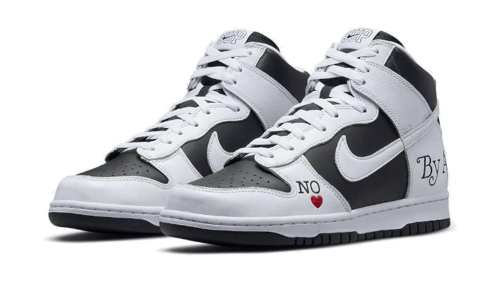 Nike SB Dunk High Supreme By Any Means Black - Image 2