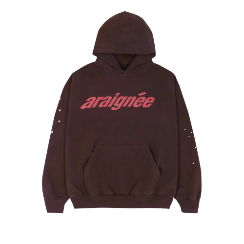 Sp5der Spider Hoodie Brown