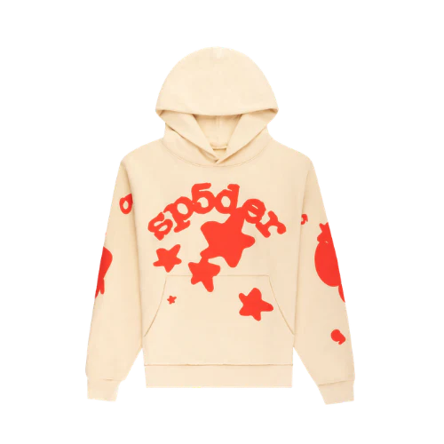 Sp5der Beluga Hoodie Cream