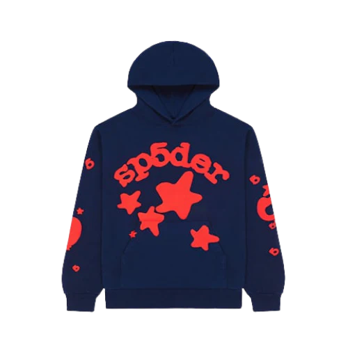 Sp5der Beluga Hoodie Navy