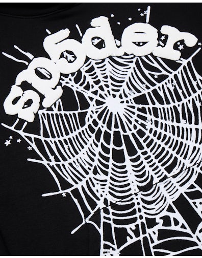 Sp5der OG Web Hoodie Black - Image 3