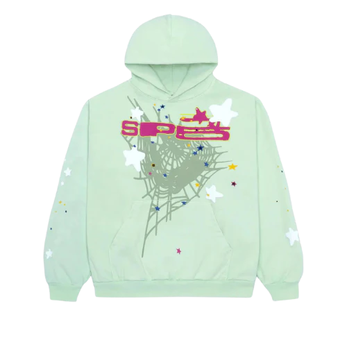 Sp5der SP5 Mint Hoodie Mint