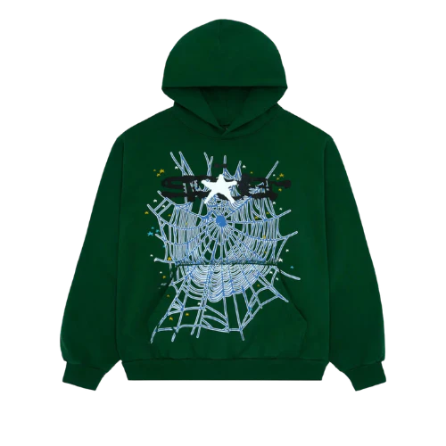 Sp5der Web Hoodie Hunter Green