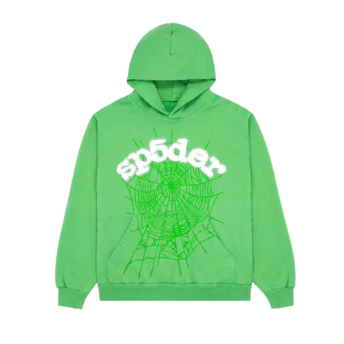 Sp5der Web Hoodie Slime Green