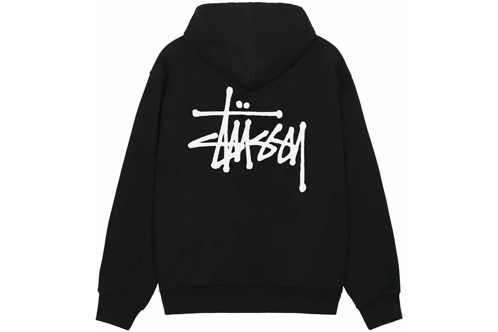 Stussy Basic Stussy Zip Hoodie Black - Image 2