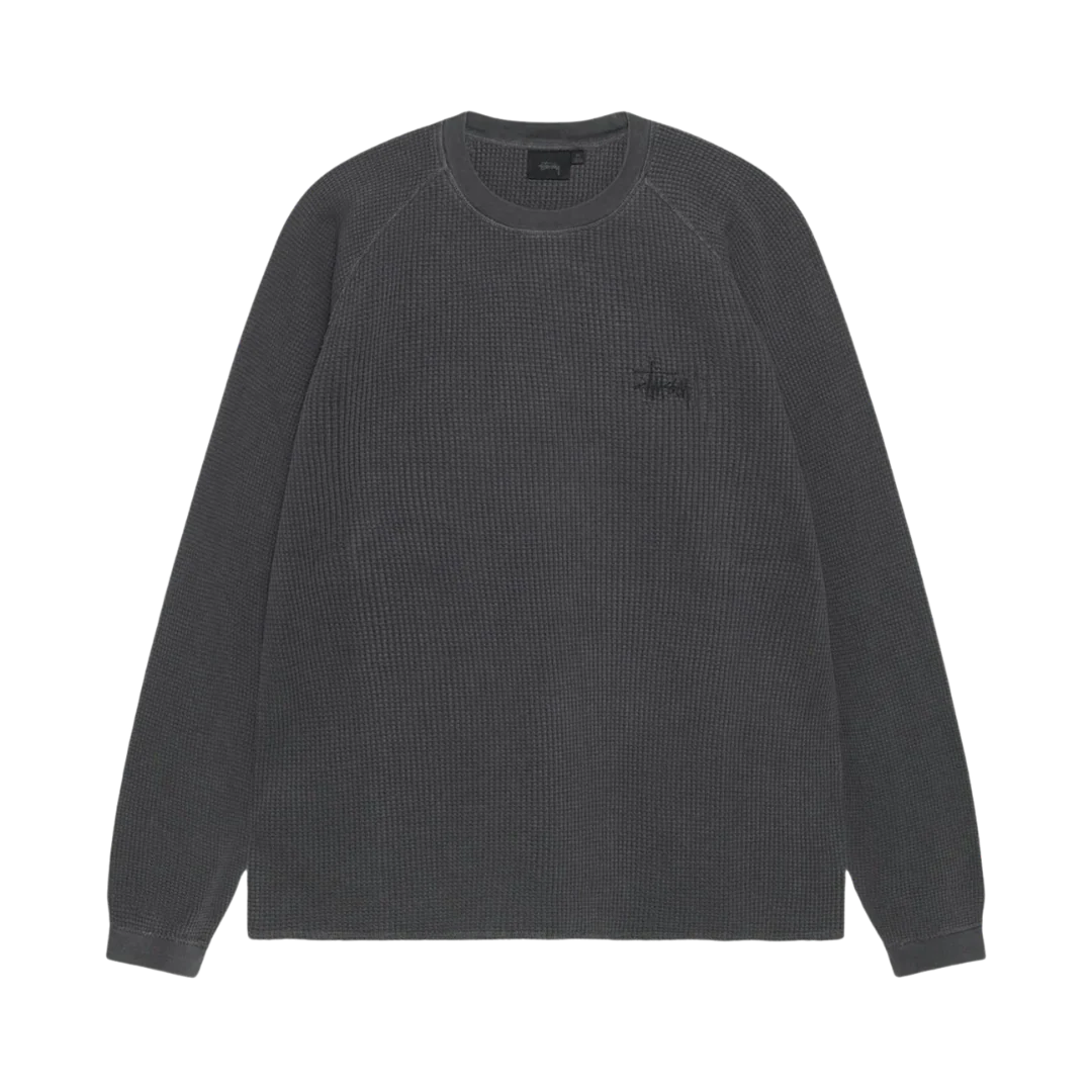 Stussy Basic Thermal Washed Black