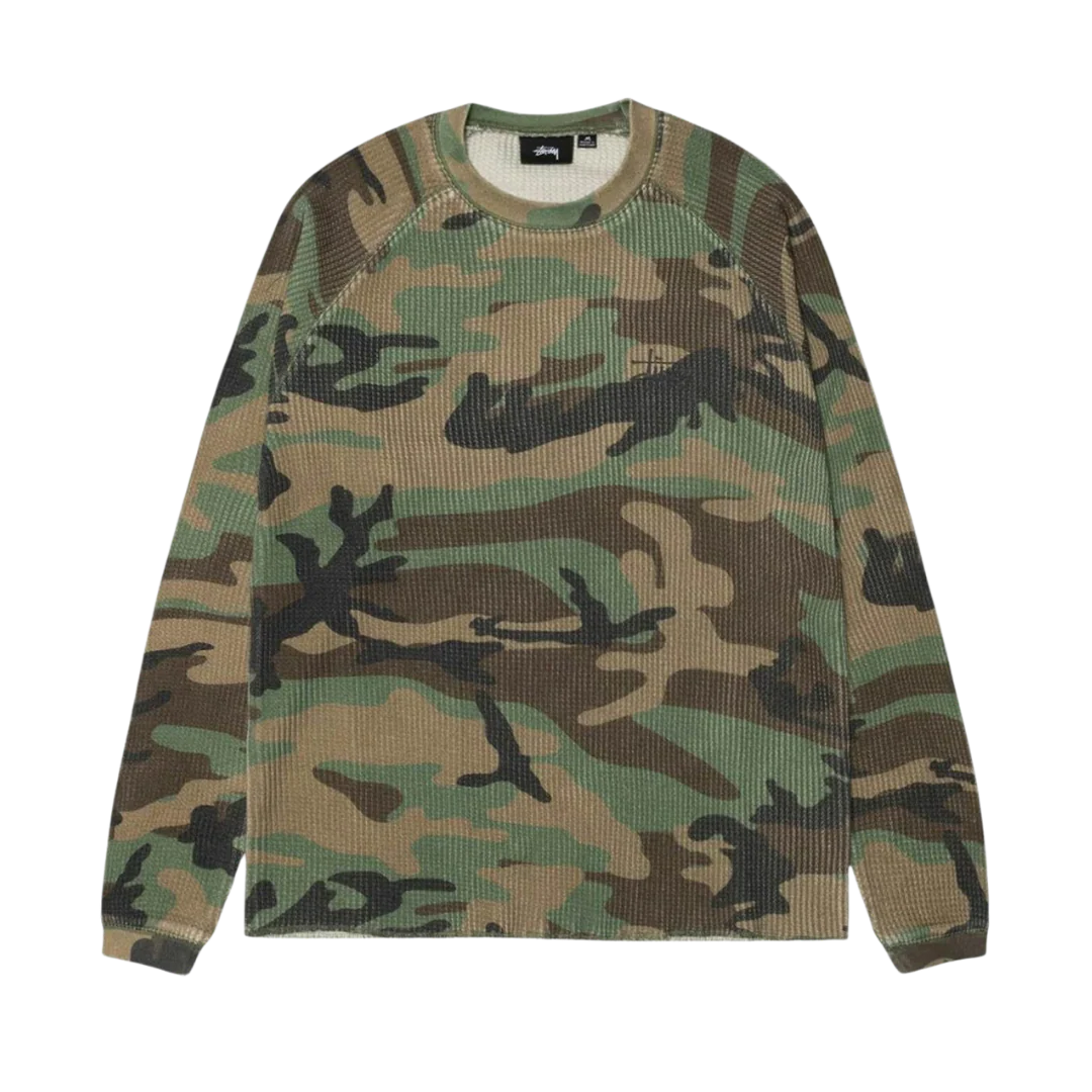 Stussy Basic Thermal Woodland Camo