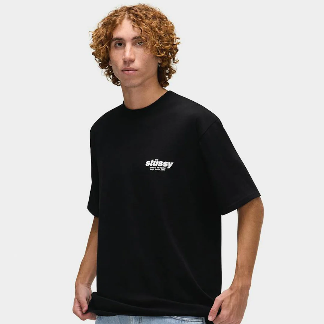 Stussy Rollers Tee Black - Image 2