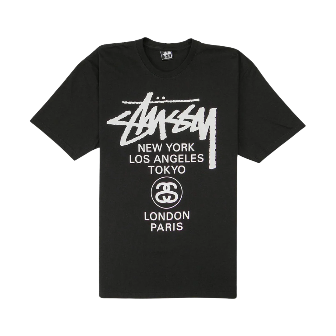 Stussy World Tour T-shirt Black