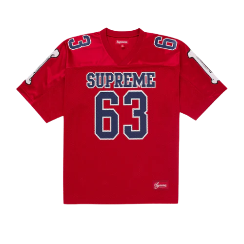 Supreme Bones Football Jersey Red