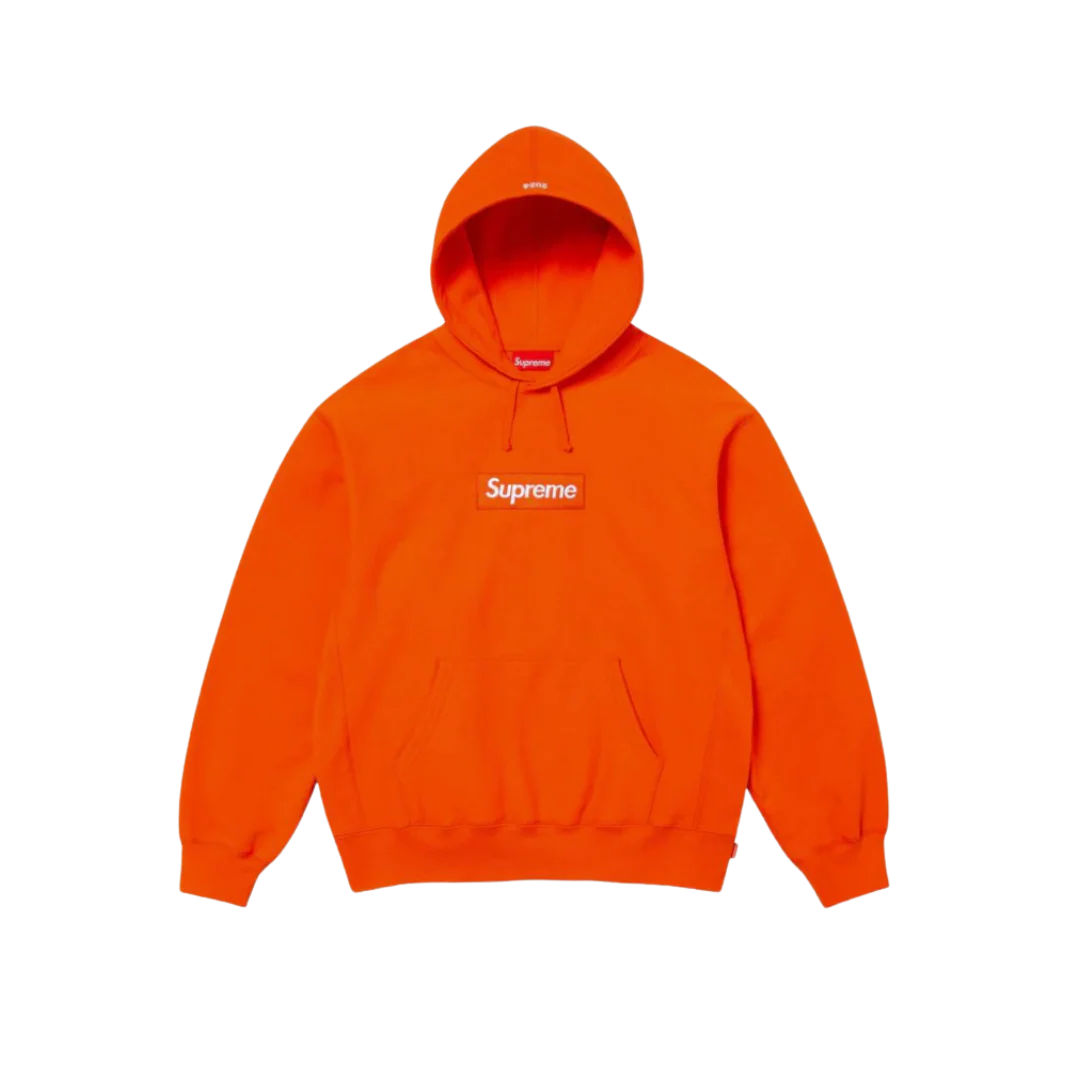Supreme Box Logo Hooded Sweatshirt Sweatshirt (FW24) Dark Orange