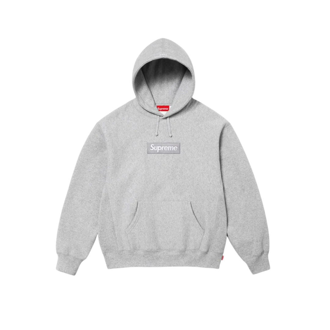 Supreme Box Logo Hooded Sweatshirt Sweatshirt (FW24) Heather Grey