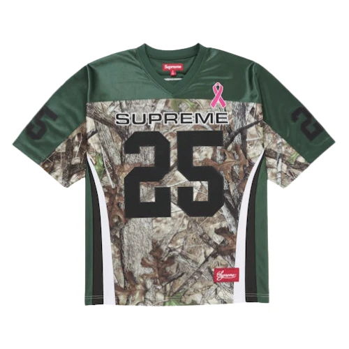Supreme Breast Cancer Awareness Football Jersey Green