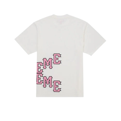 Supreme Cracked Spellout S/S Top White - Image 2