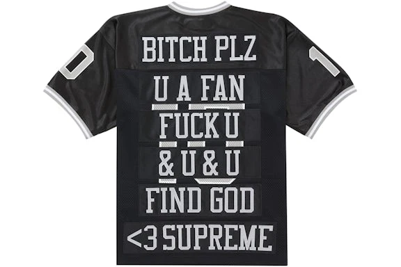 Supreme Find God Football Jersey Black - Image 2