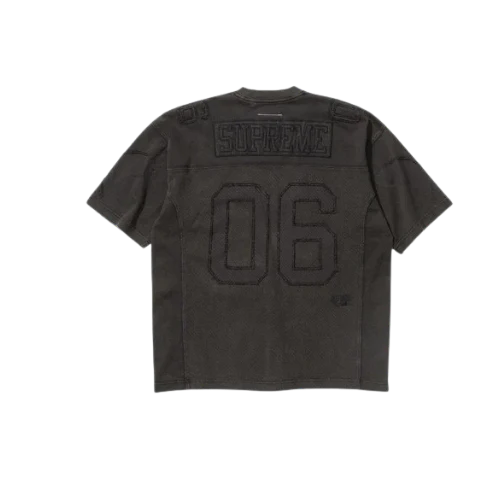 Supreme MM6 Maison Margiela Cotton Football Jersey Black - Image 2
