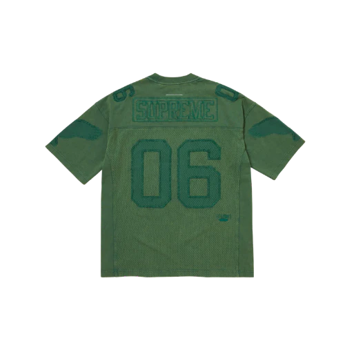 Supreme MM6 Maison Margiela Cotton Football Jersey Green - Image 2