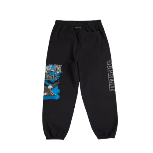 Supreme MM6 Maison Margiela Eagle Sweatpant Black - Image 4