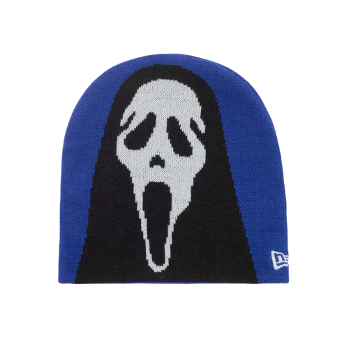 Supreme New Era Ghostface Beanie Blue
